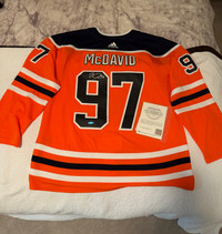 Connor McDavid Autographed Authentic Edmonton Oilers Adidas Oran