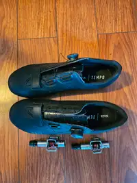 fizik tempo R5 cycling shoes crank bother eggbeater pedals