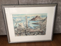 1958 Watercolour Painting by Listed Artist William Ogilvie