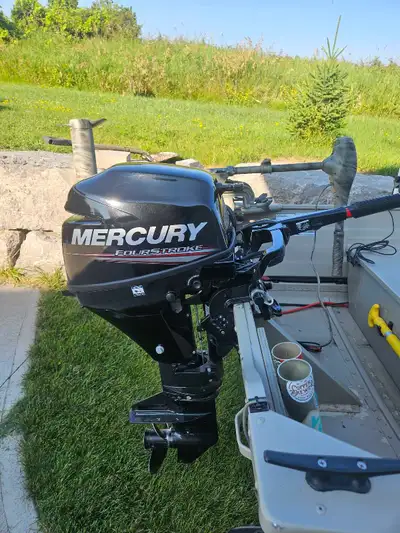 2016 Mercury 9.9 fourtroke with very low hours. Stored indoors year round. Reliable, quiet and fuel...