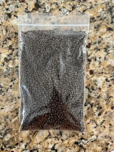 Shrimp/fish food pellets 2.5mm 100 grams., View more