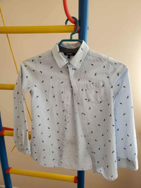 7-8 years boy cotton dress shirt