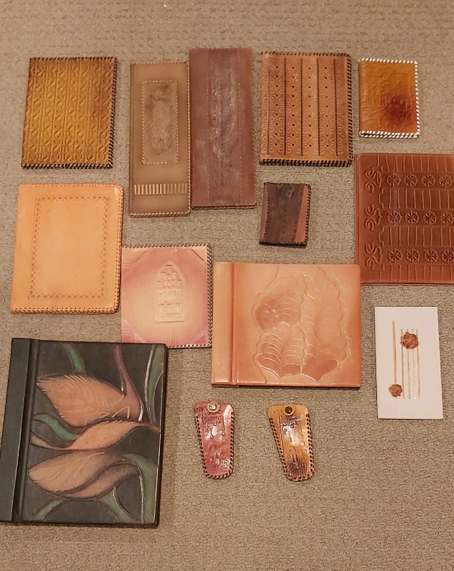 Latvian Leather items (book covers, photo album etc) in Other in Oakville / Halton Region