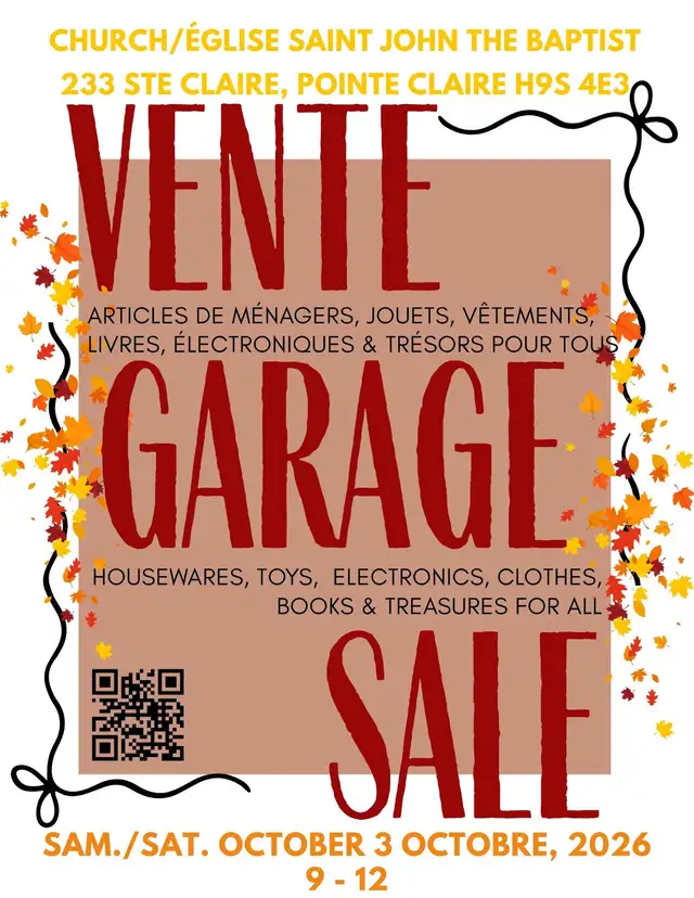 FALL GARAGE SALE