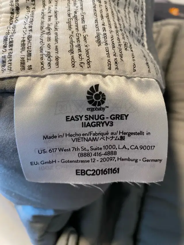 Ergobaby Four Position 360 Cool Air Carrier - Grey in Strollers, Carriers & Car Seats in Markham / York Region - Image 5