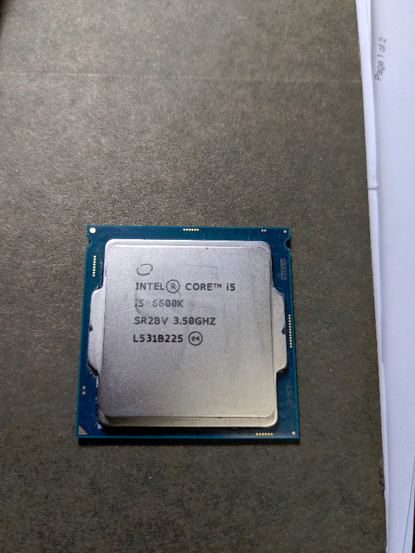 Intel Core i5 6600k CPU in System Components in Oshawa / Durham Region
