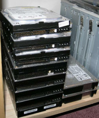 SCRAP METAL hard drives