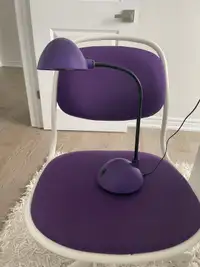 Girls study chair and lamp