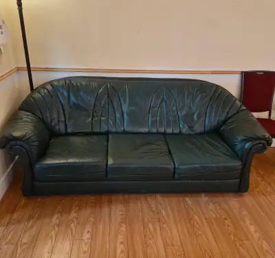 Leather sofa, love seat, View more
