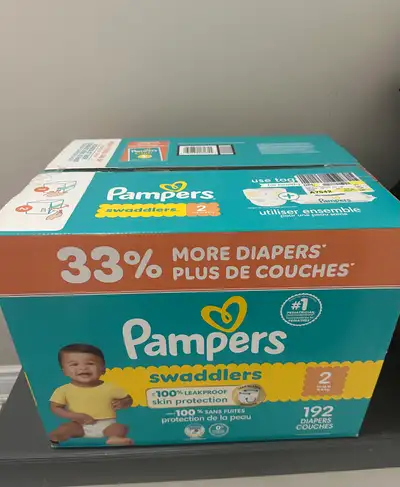 Pampers Swaddlers - Size 2 (192 Diapers), View more