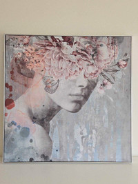 Abstract Painting on Canvas- woman