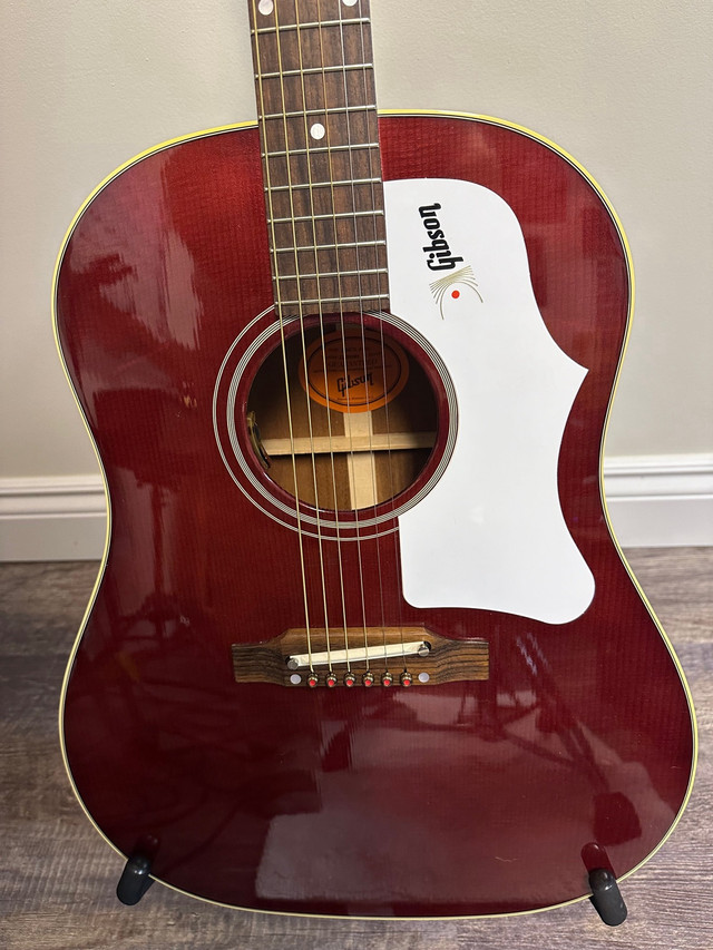 Gibson 60’s J-45 original wine red acoustic guitar in Guitars in Peterborough - Image 2