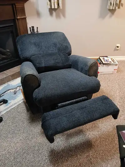 Blue Recliner for Sale  $150 OBO, View more