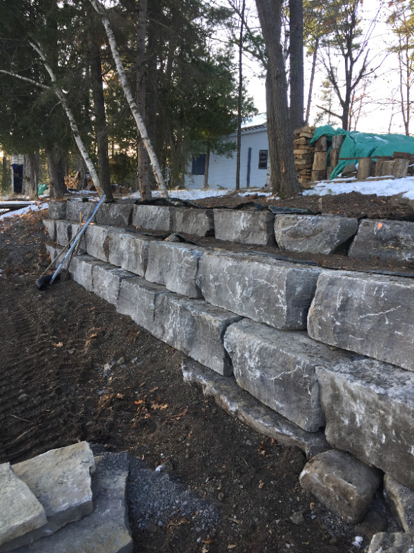 Armour Stone / Steps / Retaining Wall Kingston in Plants, Fertilizer & Soil in Kingston - Image 2