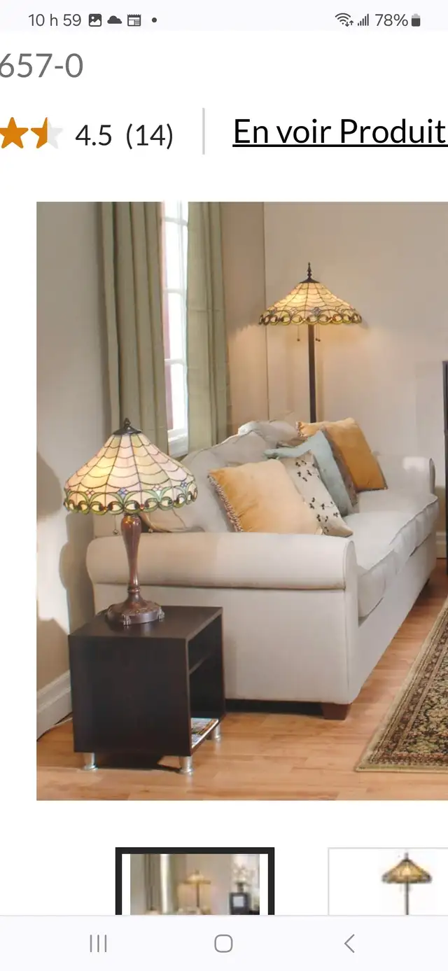 Lampe style Tiffany in Indoor Lighting & Fans in City of Montréal - Image 10