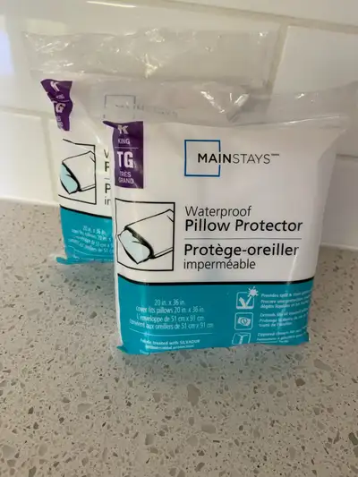 Pillow protectors ( king size pair), View more