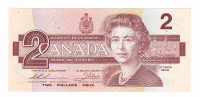 Billet de 2$ du Canada 1986