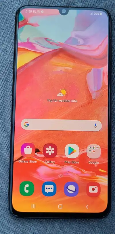 Samsung galaxy a70, View more