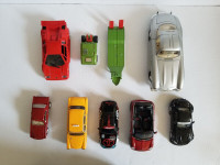 Assorted Die cast vintage cars - Majorette Matchbox Burago Kinsm