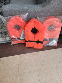 3 life vests