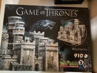 Wrebbit Game of Thrones Winterfell 910 piece 3D puzzle