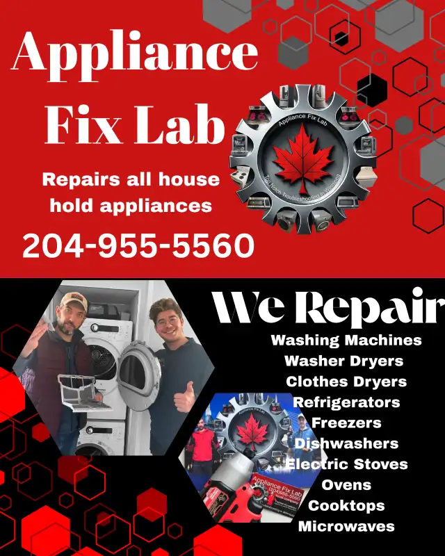 Dryer & other Appliance Repair Winnipeg628643602702091223