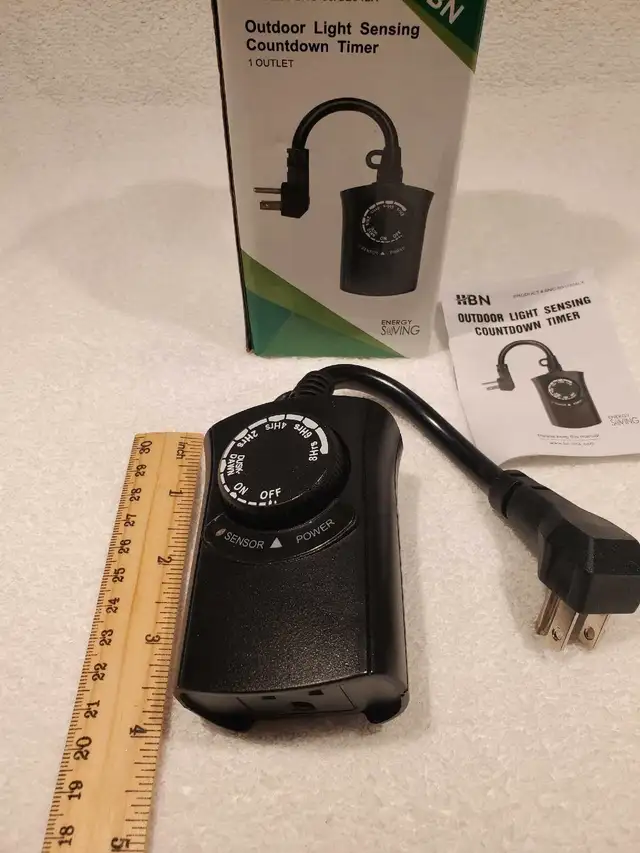 Outdoor light Sensing Countdown Timer62864362530945122