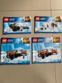 Lot de 3 legos City TOUS DISCONTINUÉ