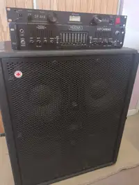 Traynor cab and Mesa Boogie m9 Carbine bass amp