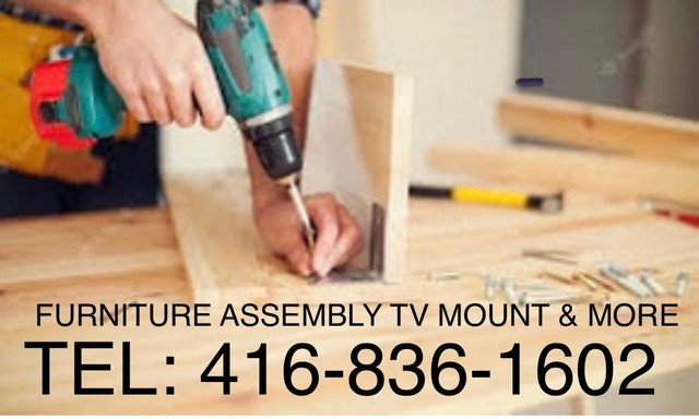   Furniture assembly , handyman,TV mount,  416-836-1602 in Other in City of Toronto - Image 3