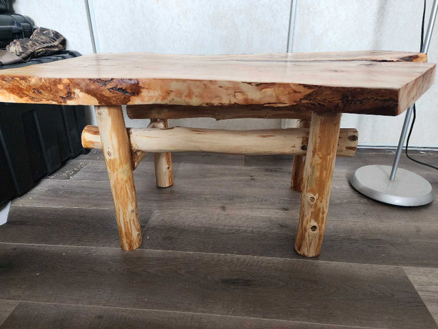 Maple live edge coffee table  in Coffee Tables in Regina