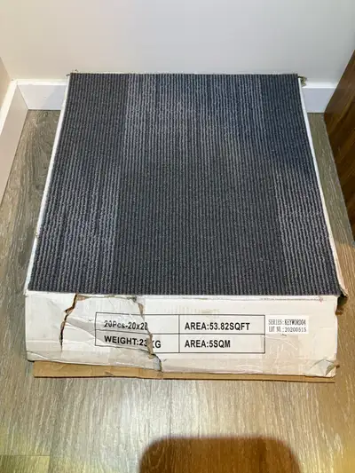 16 Carpet Tiles (Unused), View more