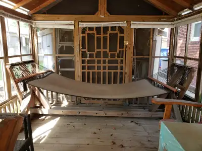 FREE Hammock-disassembly required/chairs/wood table/bench, View more