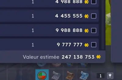 Bonjour, J'arrête de jouer une fois pour tout sur le serveur Tylezia et je vends tous mes kamas sur...