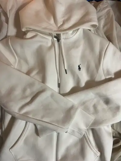White Ralph Lauren Polo Hoodie S, View more