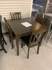 Clearance Sale!! Brand New Table with 4 chairs for $449