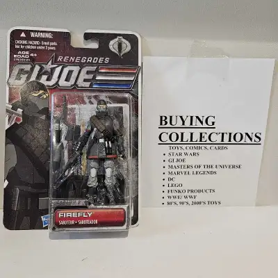 Gi Joe 3.75 Renegades Firefly figure, View more