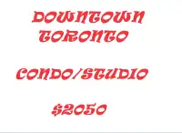 DOWNTOWN TORONTO CONDO/STUDIO for rent!