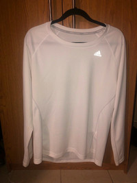 Adidas white shirt for women