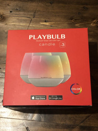 Playbulb smart candles controlled with the app