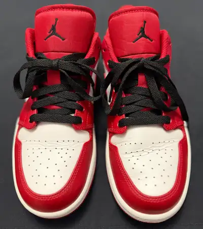 Jordan 1 Low Gym Red Black White, View more