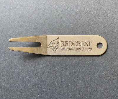 VTG. Golf Divot Metallic Repair Tool REDCREST CARDINAL GOLF CLUB, View more