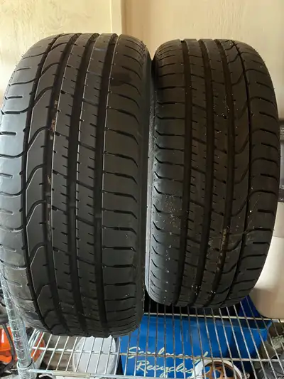 Pirelli no flats almost new for sale They came off a BMW 400.00 or best offer .
