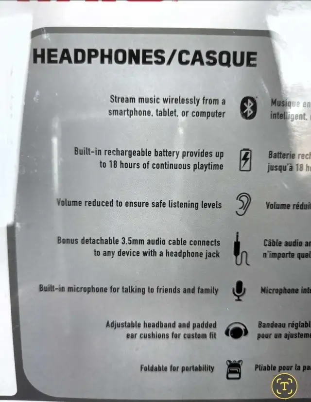 New Star Wars Wireless Rechargeable Bluetooth Headphones in General Electronics in Edmonton - Image 6