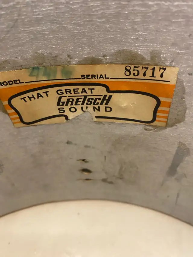 gretsch 13x9 tom.  1979  stop sign badge 64424056183170121