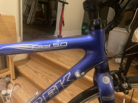 Trek Pilot 5.0 WSD full carbon road bike 50 cm in beautiful blue