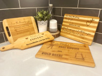 Custom Engraved Cutting Boards / Signs