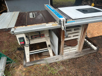 Table saw and router fully working condition