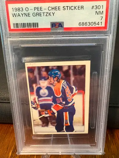 1983 OPC Sticker Wayne Gretzky PSA 7!!!, View more