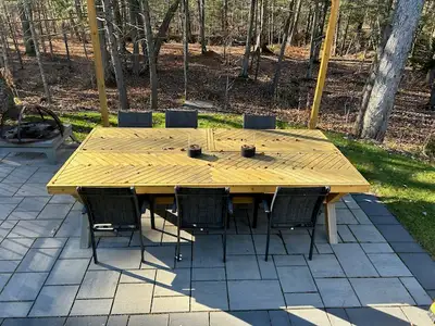 ensemble patio en cedre massif, View more
